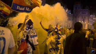 Next Story Image: Madrid celebrates Champions League title with fans back home